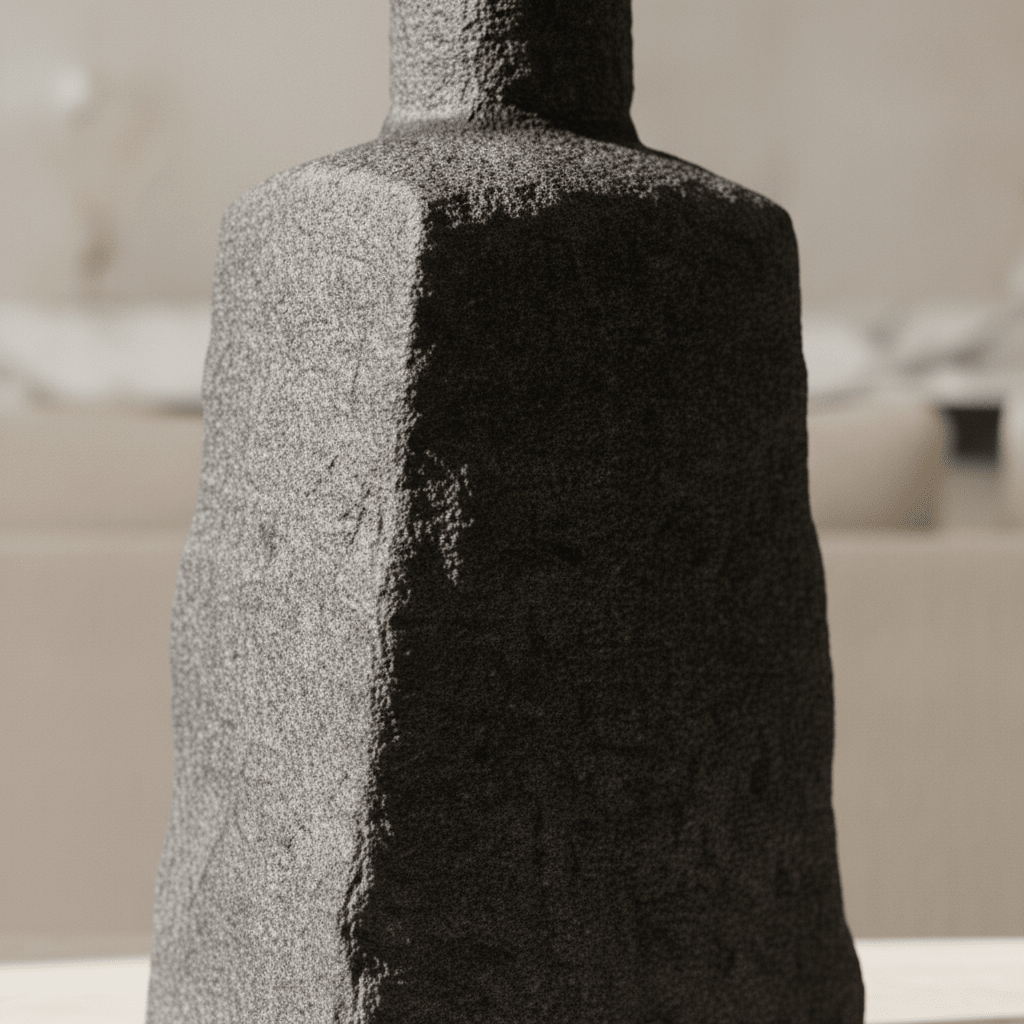 Dark Textured Vase - Figi Home