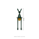 Emerald Rabbit Sculpture - Figi Home