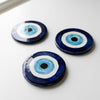 Evil Eye Ceramic Coaster Set of 3 - Figi Home