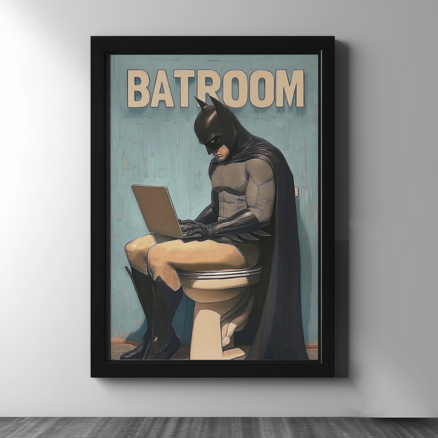 “BATROOM” art