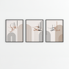 Modern Neutral Islamic Calligraphy Set - Figi Home