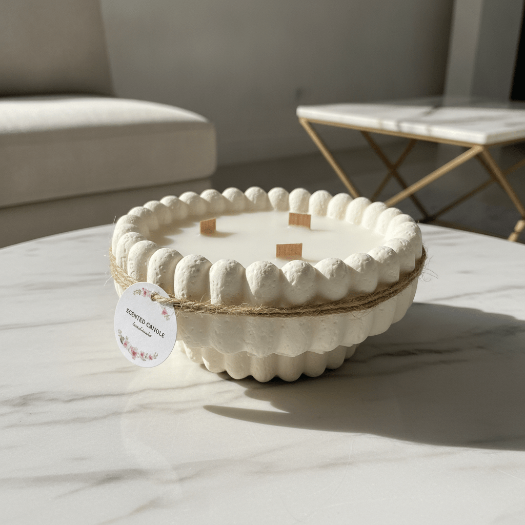 Fluted Scented Candle - Figi Home