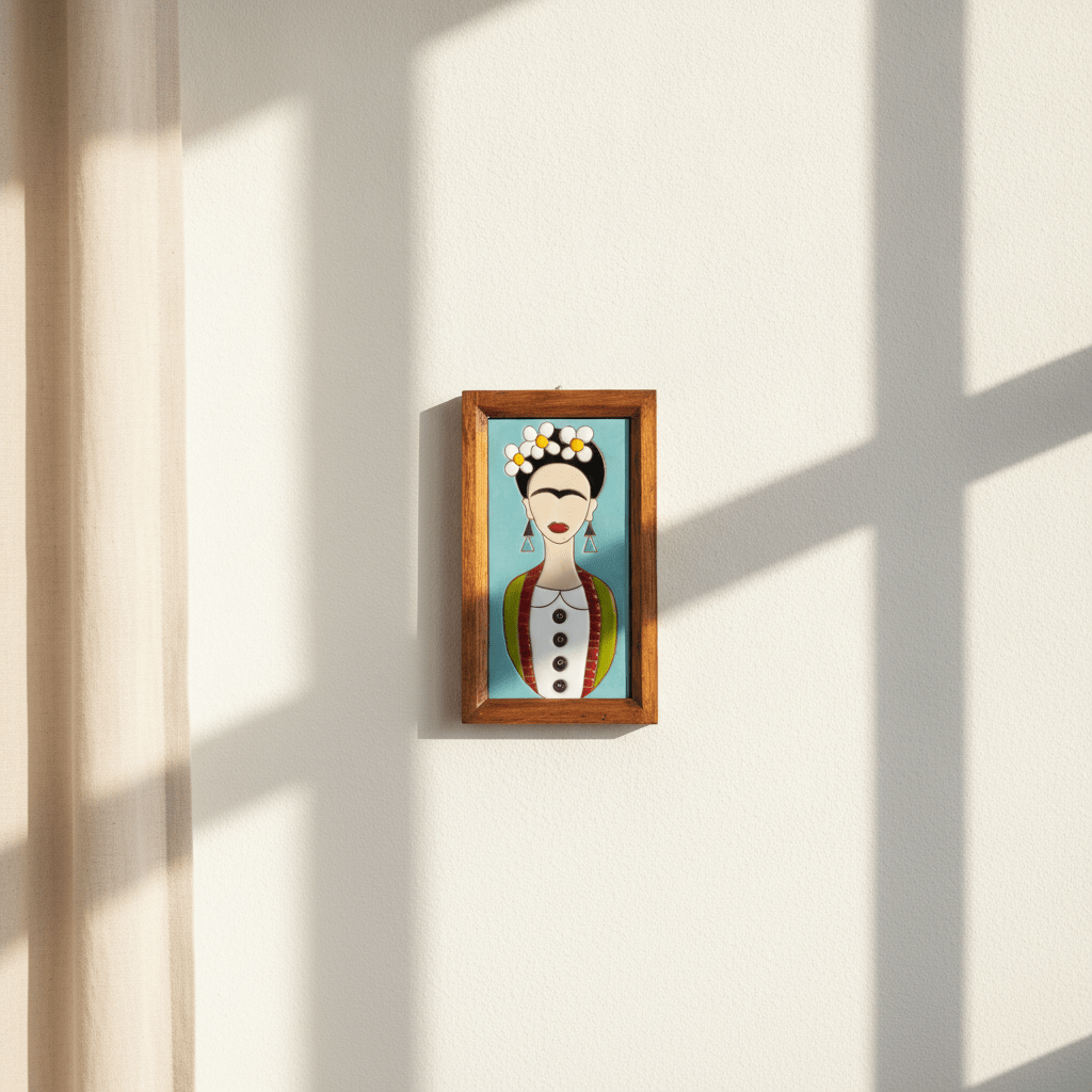 Frida Kahlo Portrait Tile - Figi Home