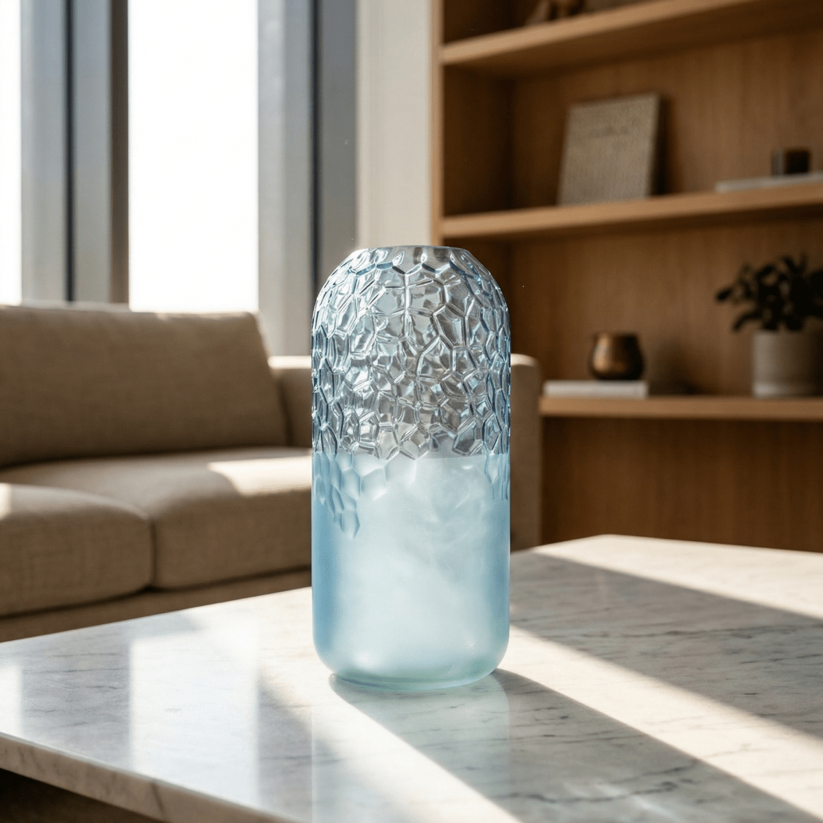 Geo Frost Vase - Figi Home