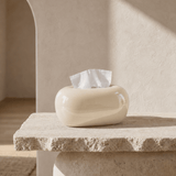 Glossy Oval Tissue Box - Figi Home