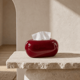 Glossy Oval Tissue Box - Figi Home