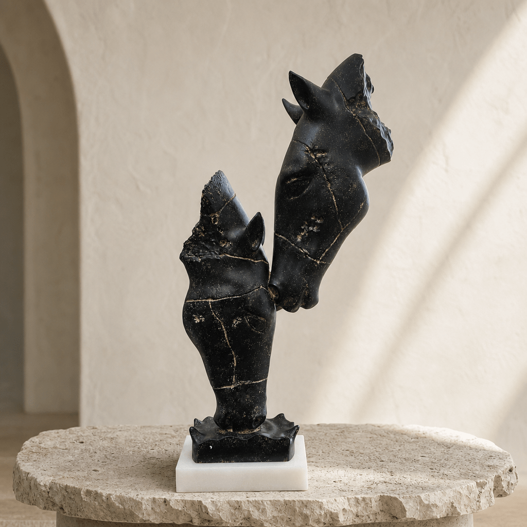 Golden Seam Sculpture - Figi Home