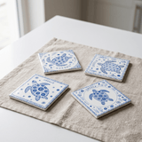Greece Turtle Coasters Set - Figi Home