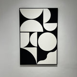 Half Moon Grid Canvas - Figi Home