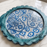Hamsa Scallop Tray Set - Figi Home