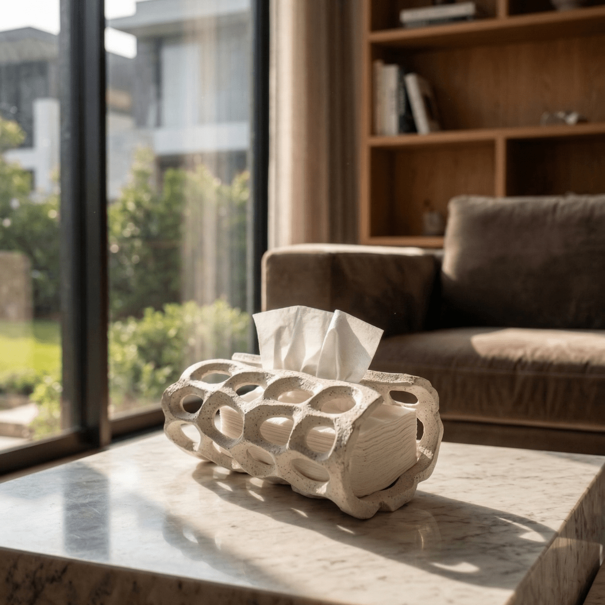 Honeycomb Gypsum Sculpture - Figi Home