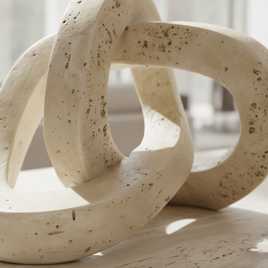 Interlocking Loop Sculpture - Figi Home