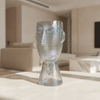 Iridescent Stylized Head Sculptural Vase - Figi Home