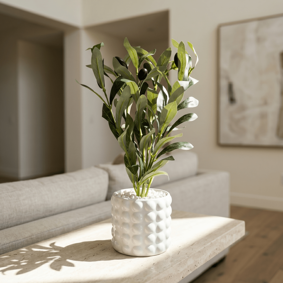 Ivory Bubble Olive - Figi Home