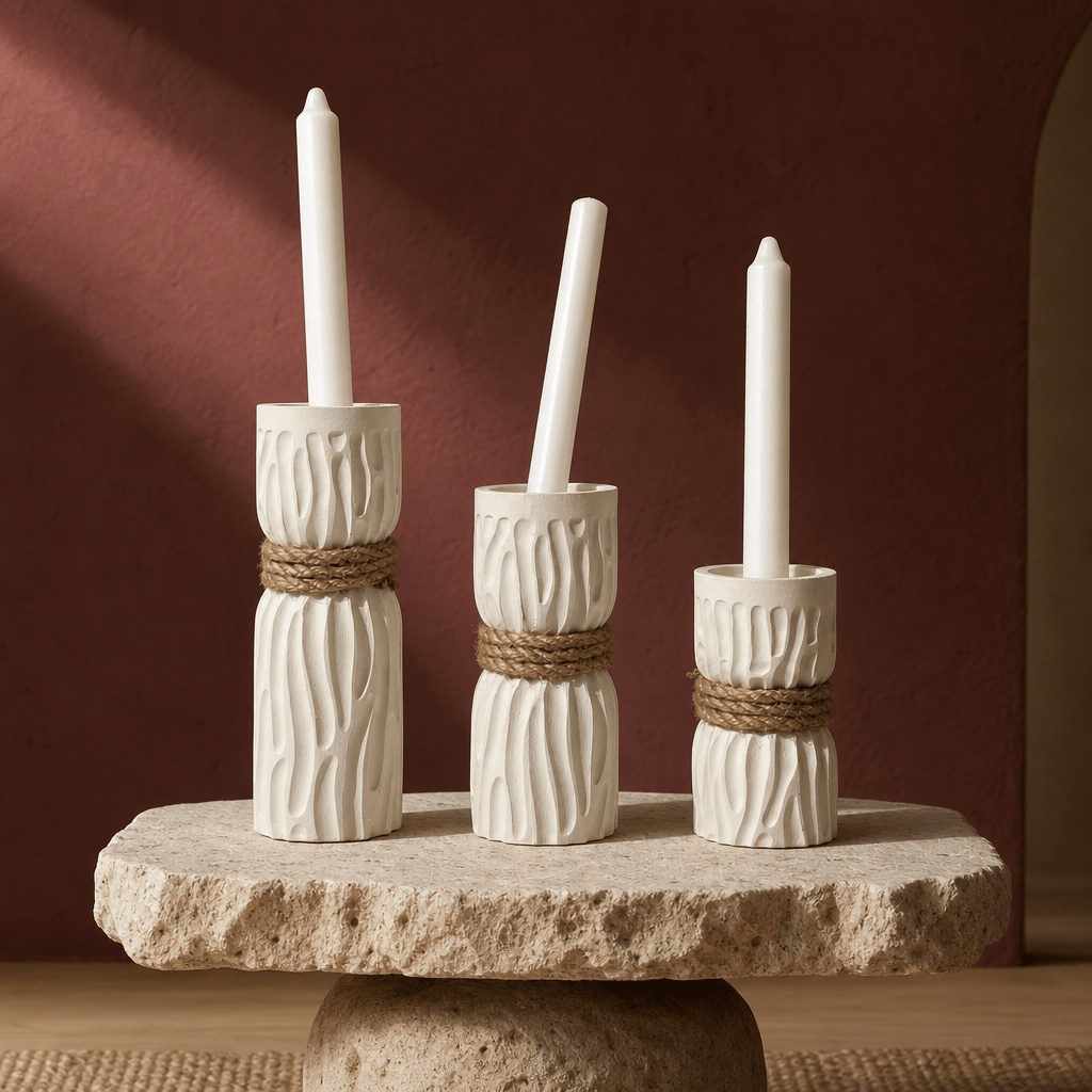 Jute Ridge Pillars - Figi Home