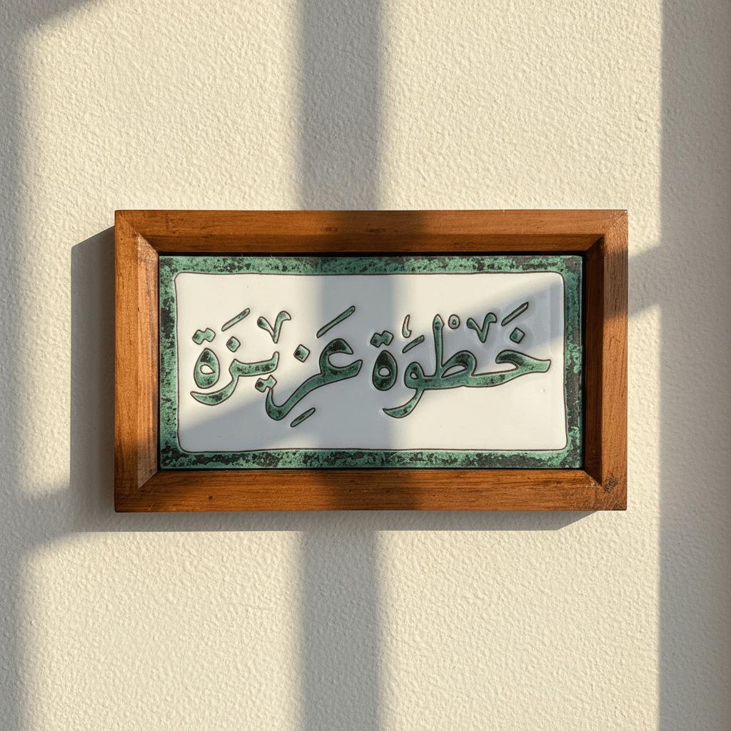 خطوة عزيزة-Tile Green - Figi Home