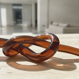 Brown Glass Knot