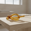 Amber Glass Knot