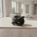 Knot Sculpture - Black 4