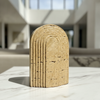 Travertine Closed Arch Sculpture