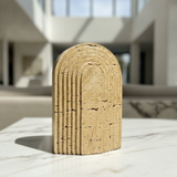 Travertine Closed Arch Sculpture