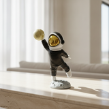 Astronaut Golden Ball Sculpture