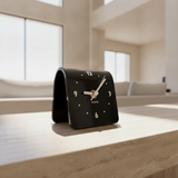 U-Shaped Table Clock - Black