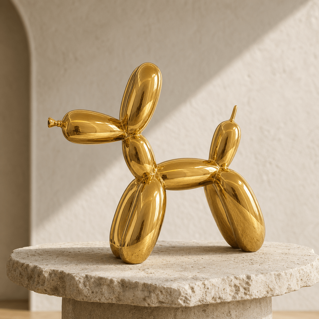Large Gold Balloon Dog - Figi Home