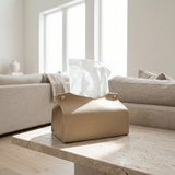 Leather Tissue Box Cover - Figi Home