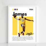 LeBron James Sports Poster Frame - Figi Home