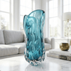 Liquid Teal Luxury Vase - Figi Home
