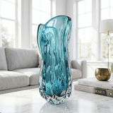 Liquid Teal Luxury Vase - Figi Home
