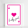 “Lucky Girl” Ace of Hearts - Figi Home
