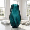 Luxury Teal Flow Vase - Figi Home