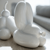 Lying Balloon Dog Sculpture - Figi Home