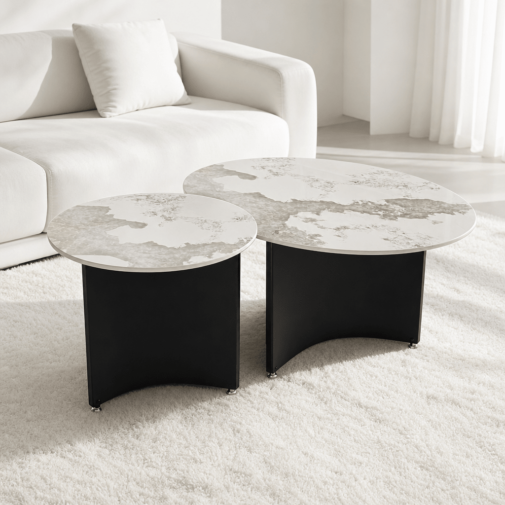 Marble Cloud Tables - Figi Home
