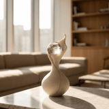 Marble Swirl Orb Sculpture - Figi Home