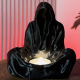 Meditative Hooded Candle Holder Sculpture (3D Printed) - Figi Home