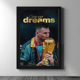 Messi — Chase Your Dreams Poster Frame - Figi Home