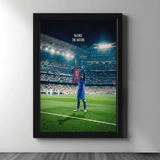 Messi — Silence The Haters Poster Frame - Figi Home