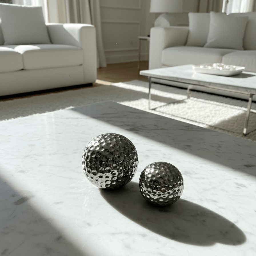 Metallic Dimple Sphere - Figi Home
