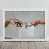 Michelangelo’s iconic toilet poster - Figi Home