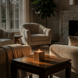 Mini Cube Wood Candle Holder - Figi Home
