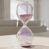 Mini Pink Sand Iridescent Hourglass - Figi Home