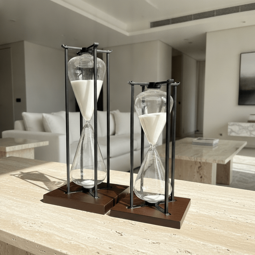 Modern Hourglass Decor - Figi Home