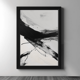 Monochrome Abstract Triptych (Set of 3) - Figi Home