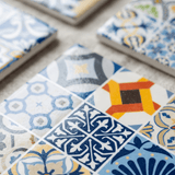 Mosaic Square Coasters Set - Figi Home