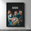 MSN — Three Letters One Legacy Poster Frame - Figi Home