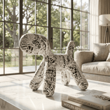 Newsprint Balloon Dog Sculpture - Figi Home