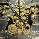 Noir Cartographer Wall Clock - Figi Home